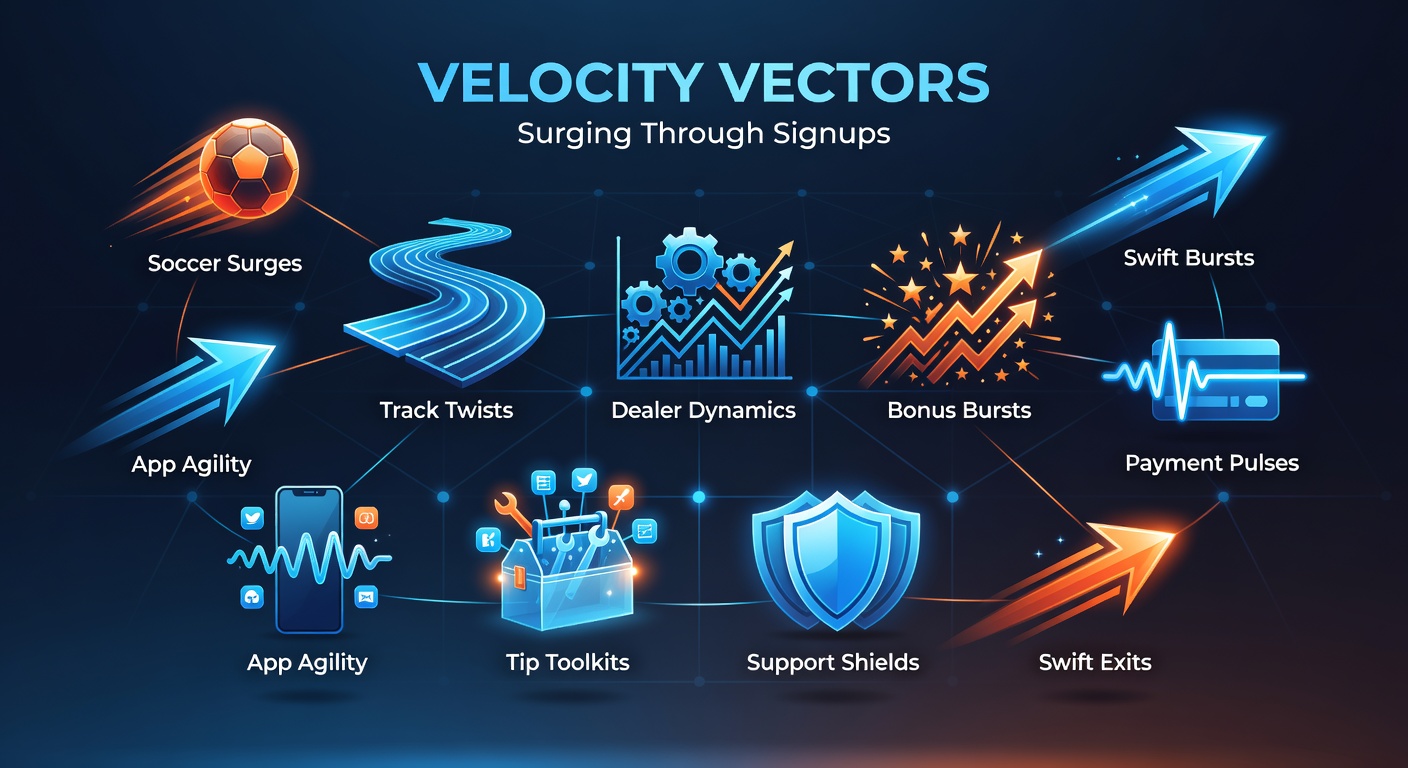 Dynamic graph showing upward spikes in betting signups and transaction velocities across soccer matches and racing events